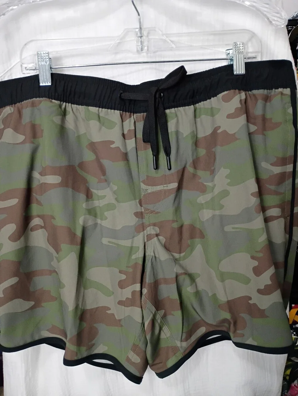 GEORGE Camouflage Green Brown Men's Swim Trunks - SIZE XL NWT